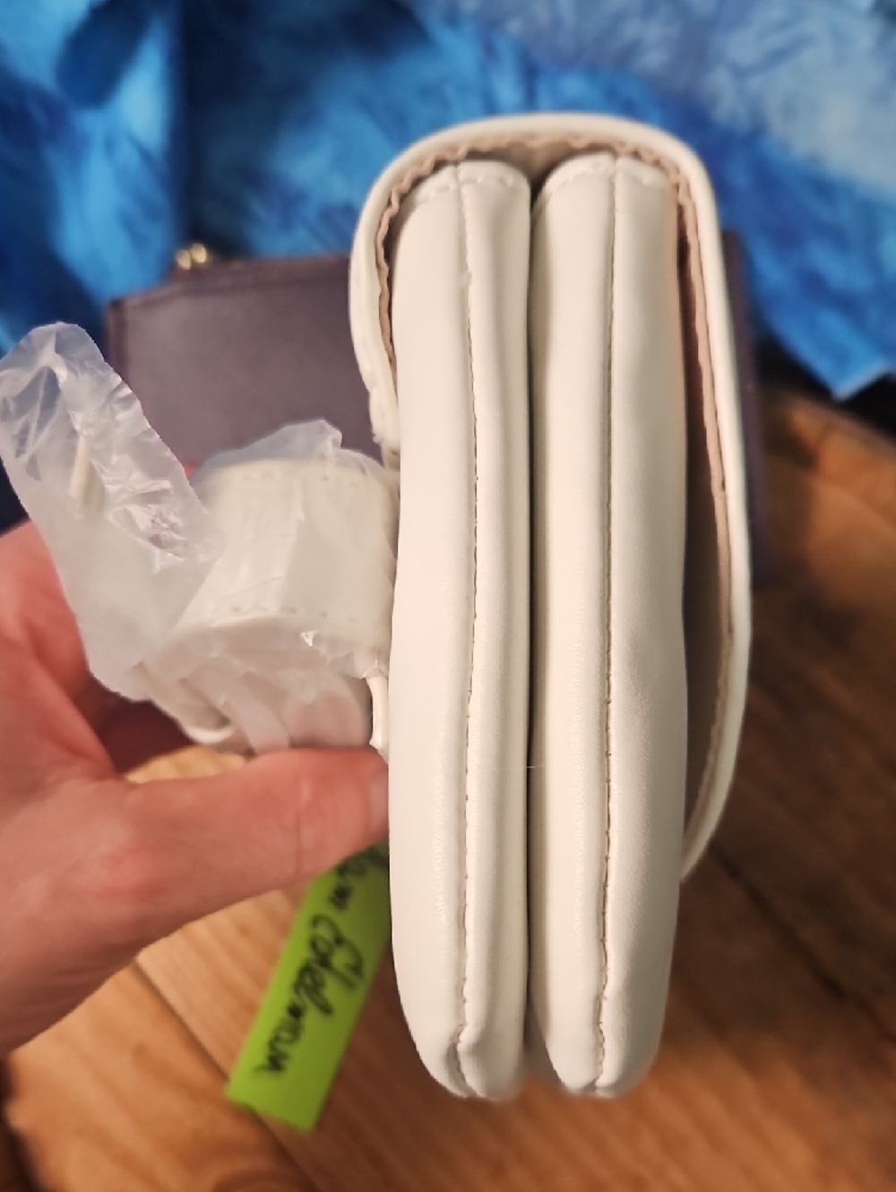 2/$75 Sam Edelman White Leather Wristlet Clutch - Picture 16 of 16